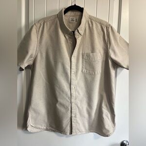 Flint And Tinder Men’s Button Down Shirt Short Sleeve XXL Cotton Huckberry EUC